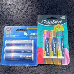Lip care and chapstick set 2